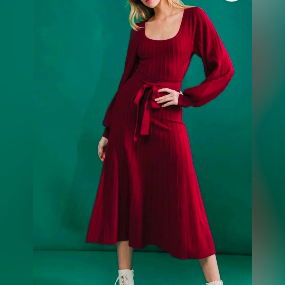 Flying Tomato Red knit Dress NWT